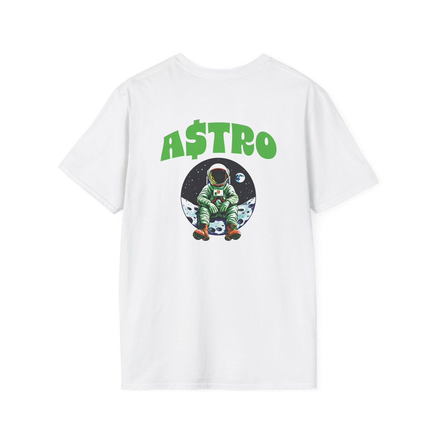 A$TRO T-Shirt White (Alien Green Logo)