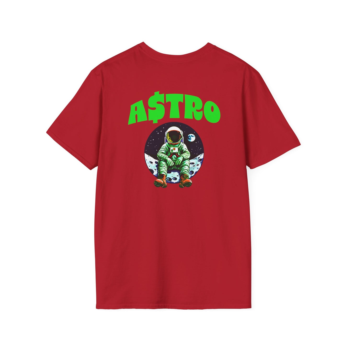 A$TRO T-Shirt Cherry Red (Alien Green Logo)