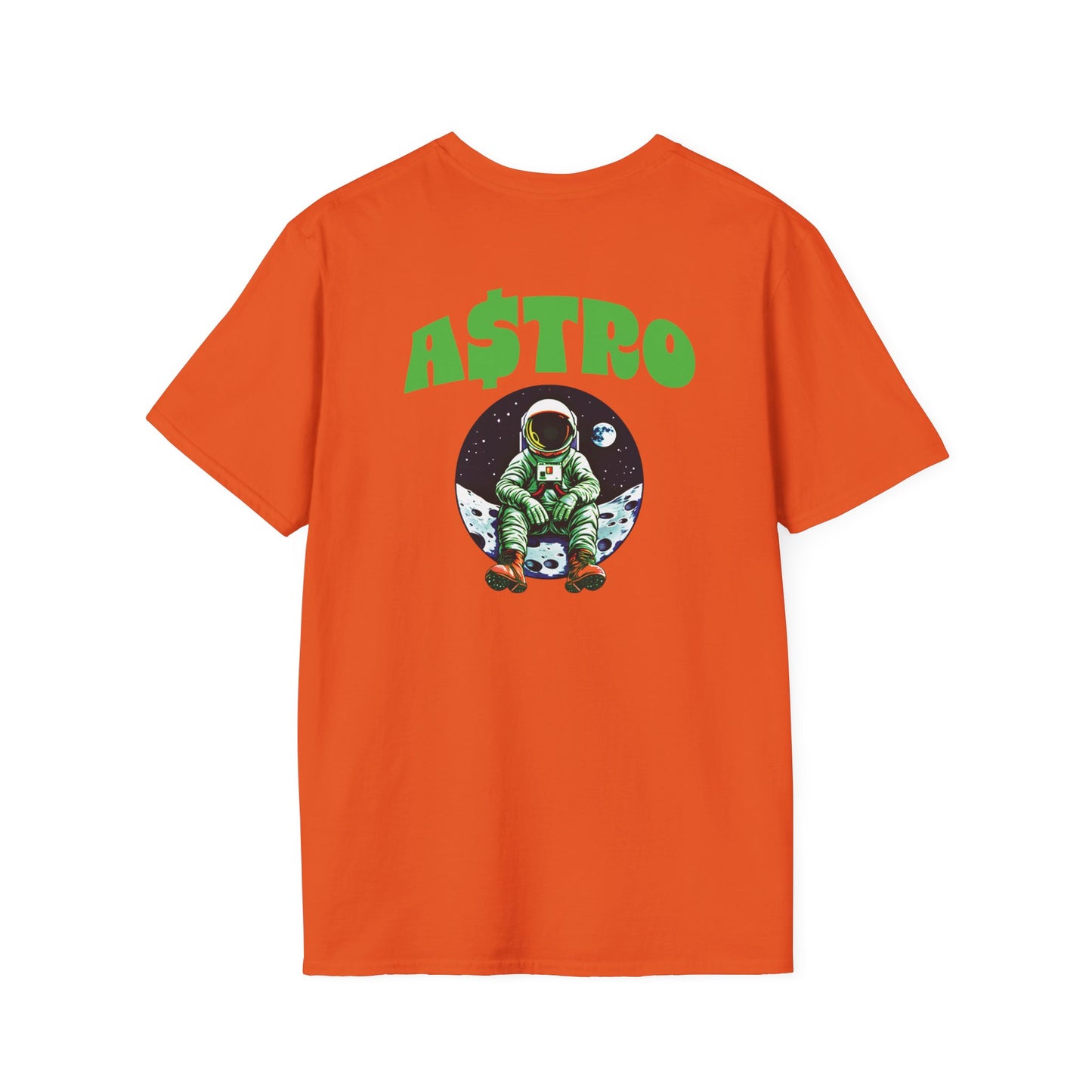A$TRO Orange T-Shirt (Alien Green Logo)