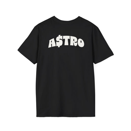 A$TRO Black T-Shirt (White Logo)