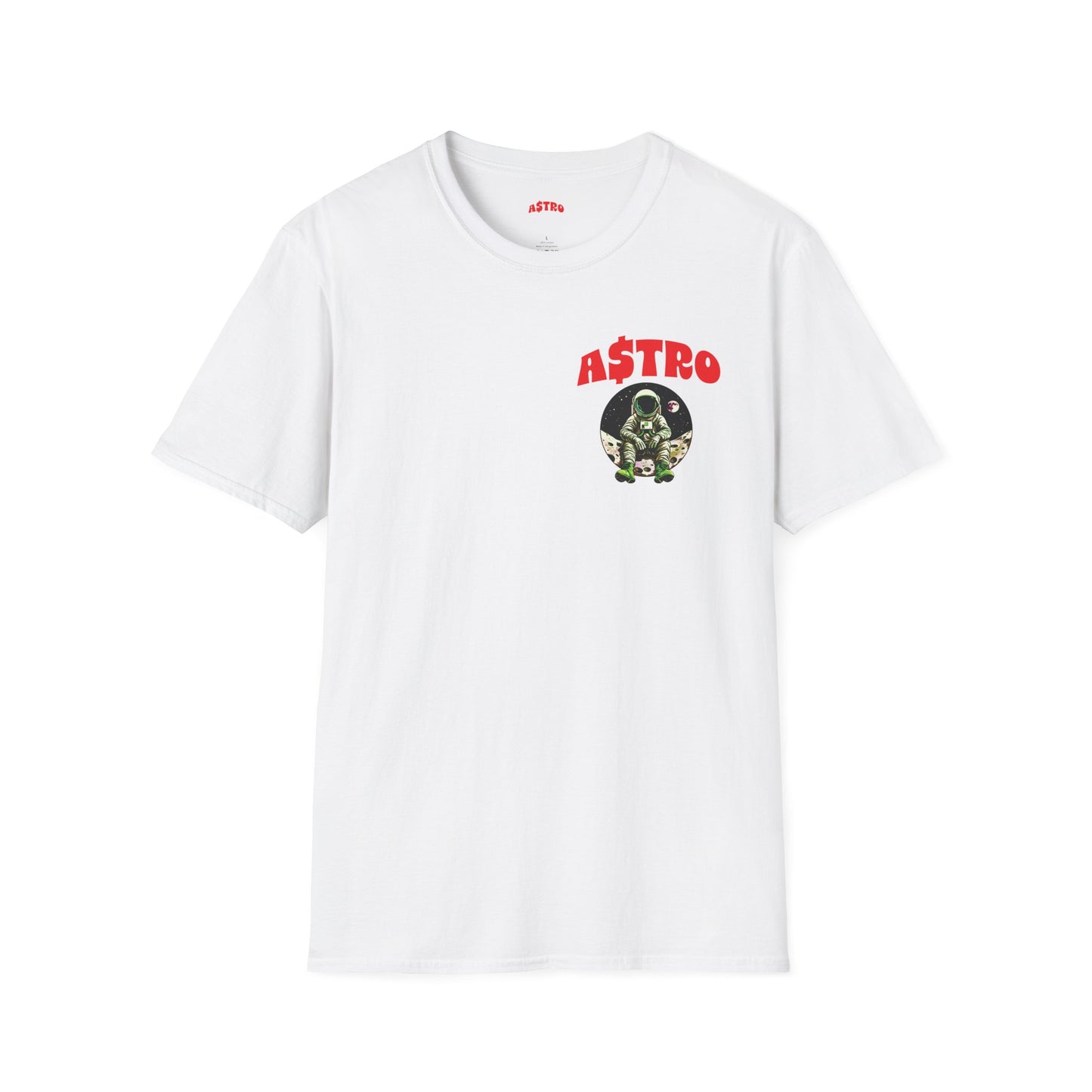 A$TRO T-Shirt White (Red Logo)