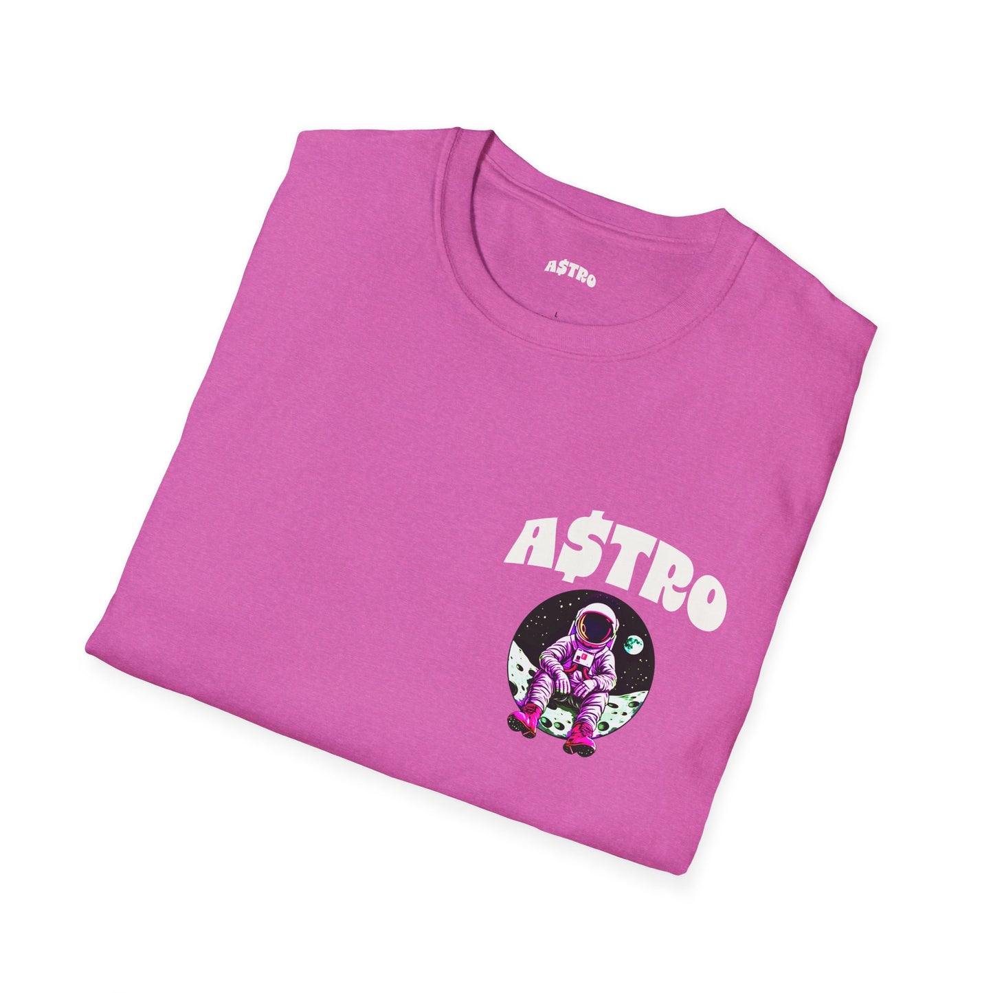 A$TRO T-Shirt Pink (White Logo)