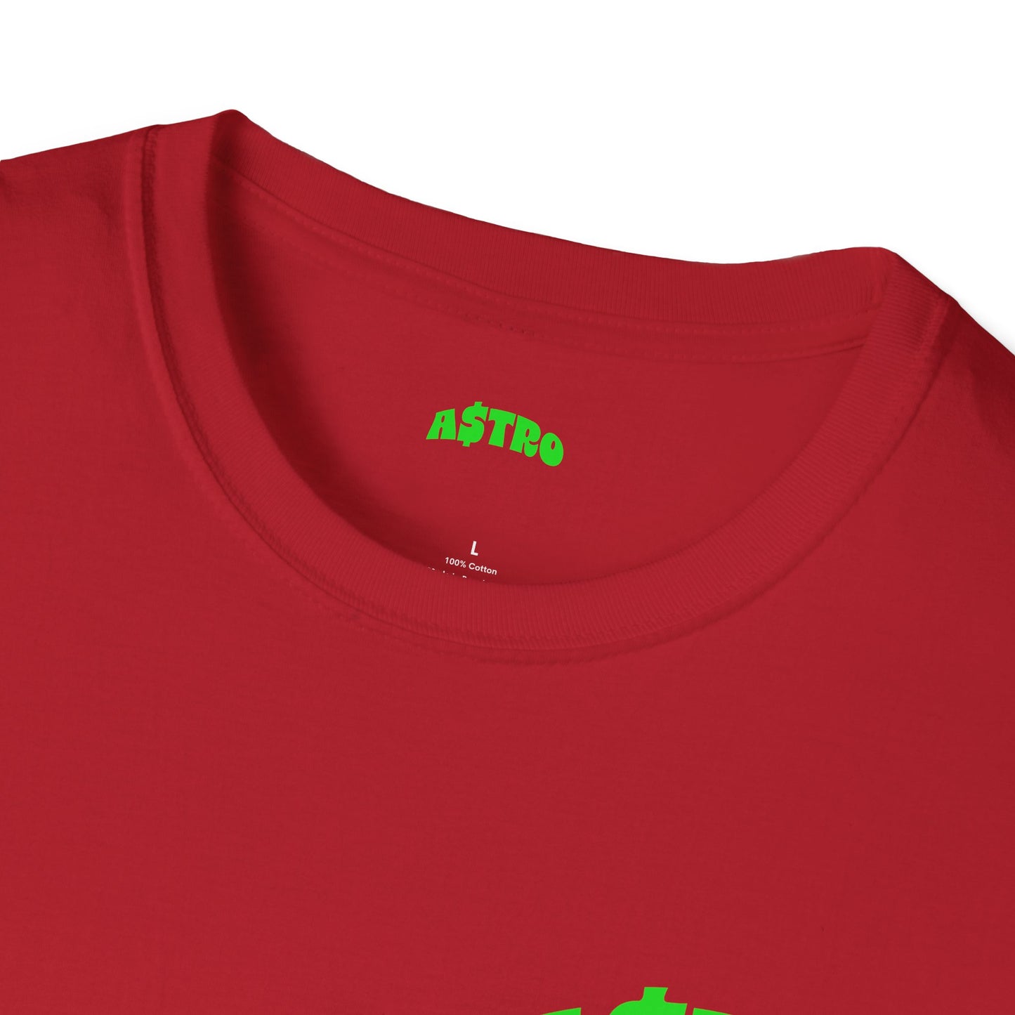 A$TRO T-Shirt Cherry Red (Alien Green Logo)
