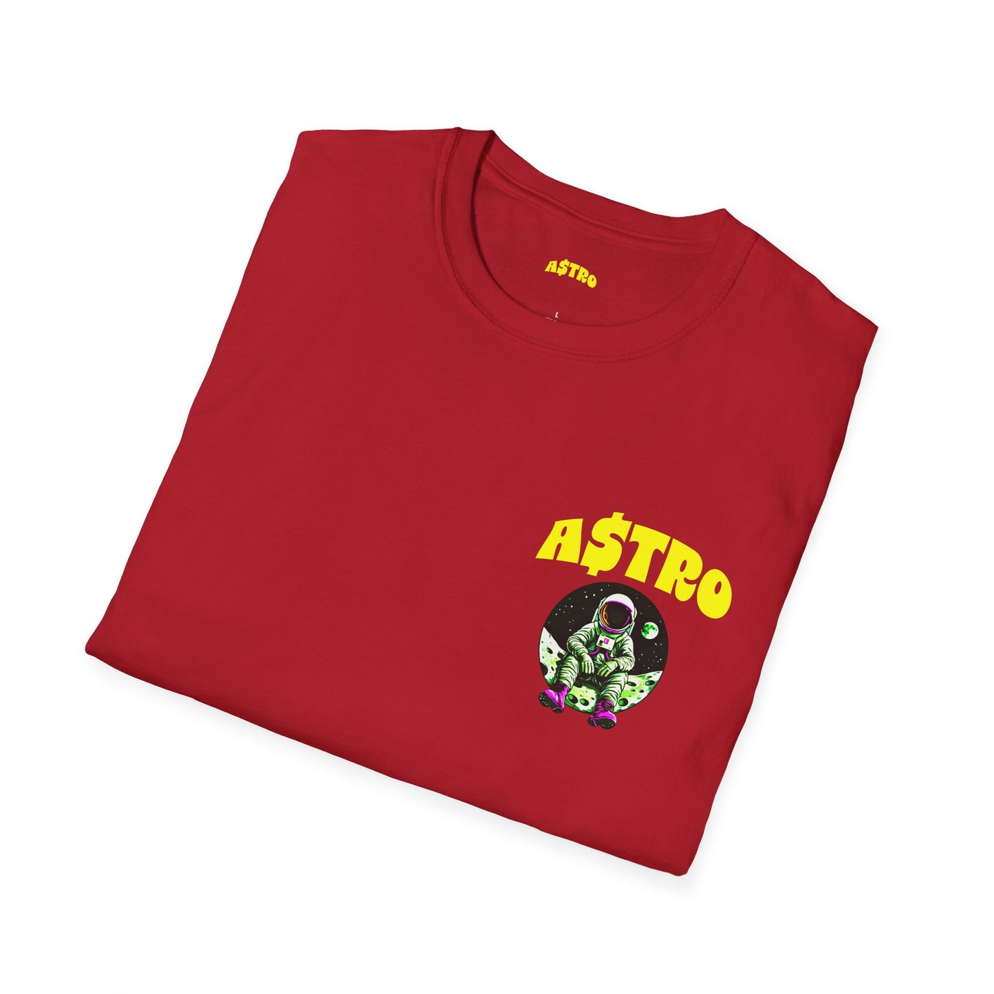 A$TRO Red T-Shirt (Yellow Logo)