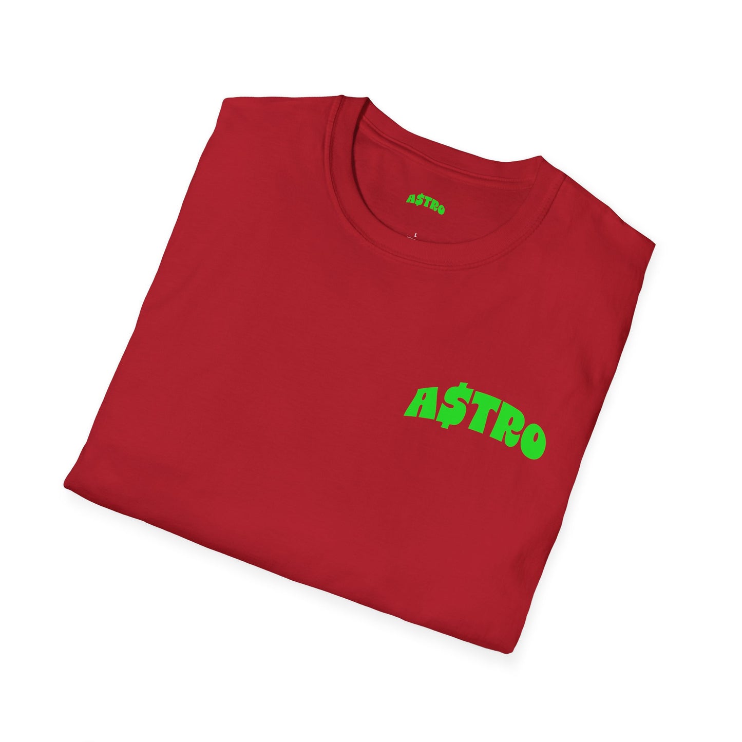 A$TRO T-Shirt Cherry Red (Alien Green Logo)