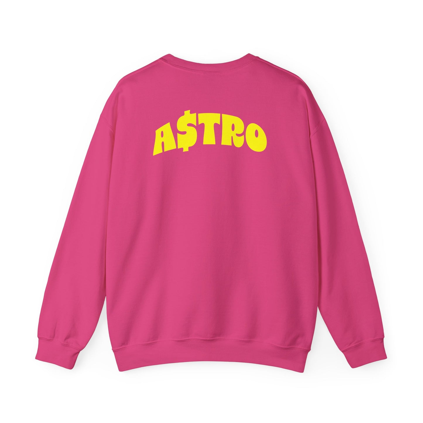 A$TRO Sweatshirt Pink (Yellow Logo)