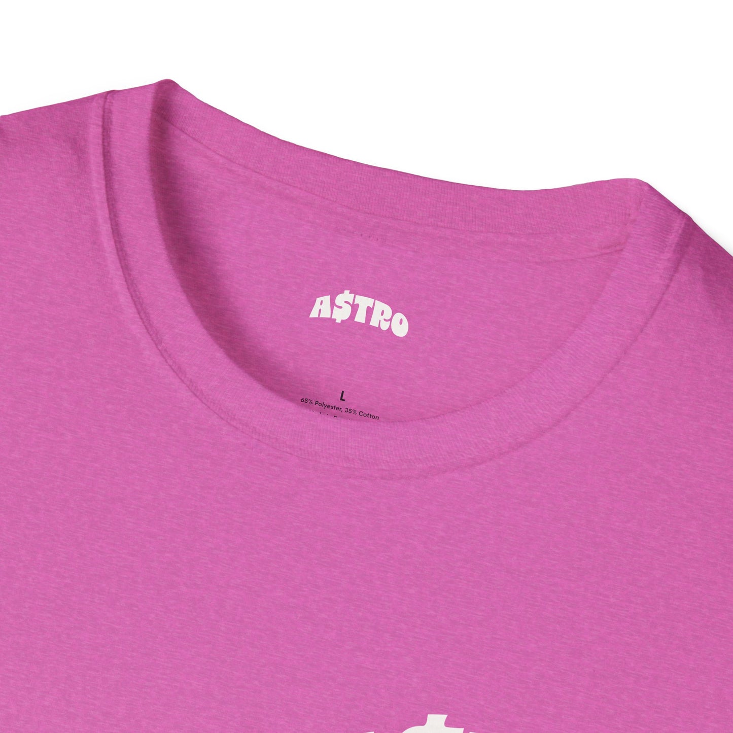A$TRO T-Shirt Pink (White Logo)
