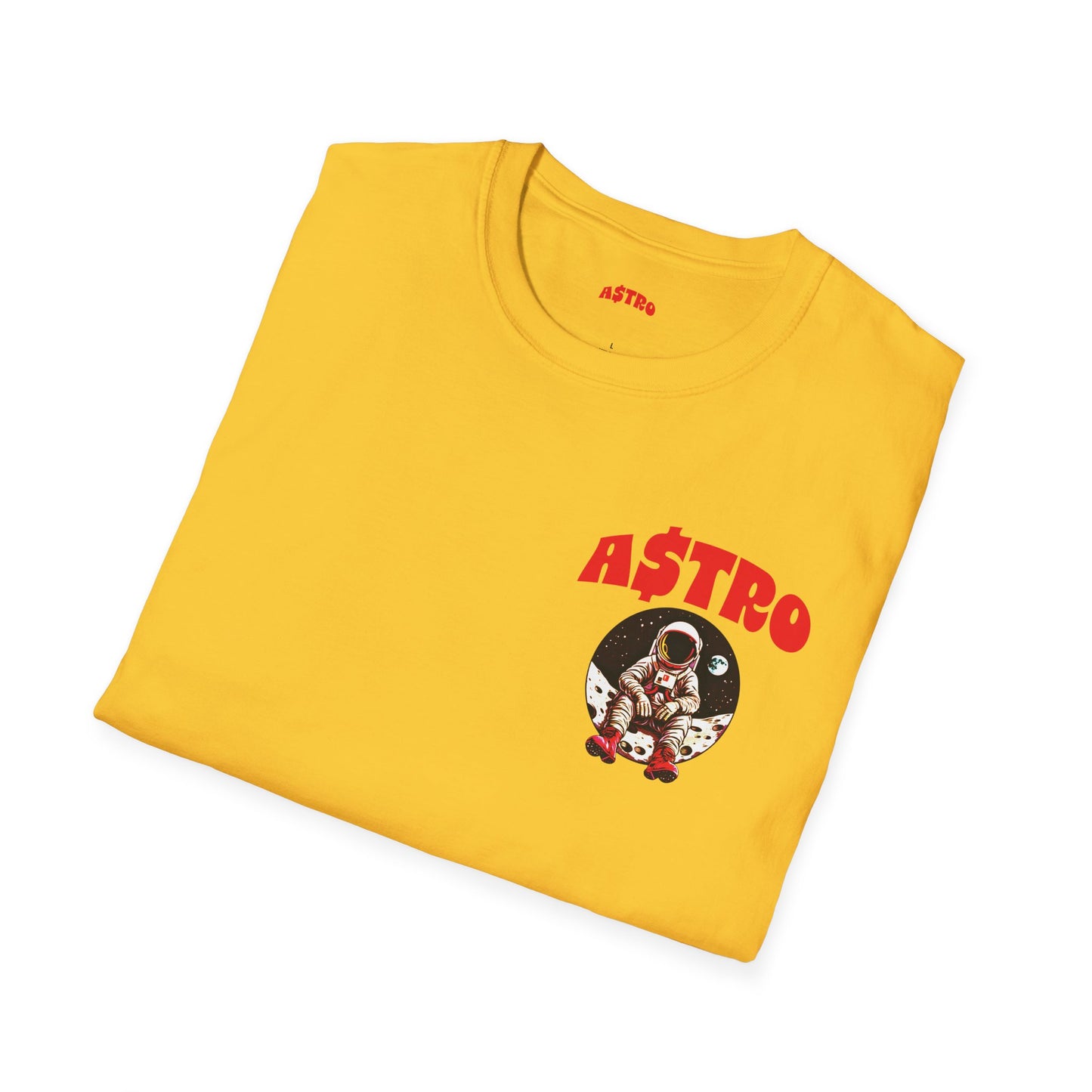 A$TRO Yellow T-Shirt (Red Logo)