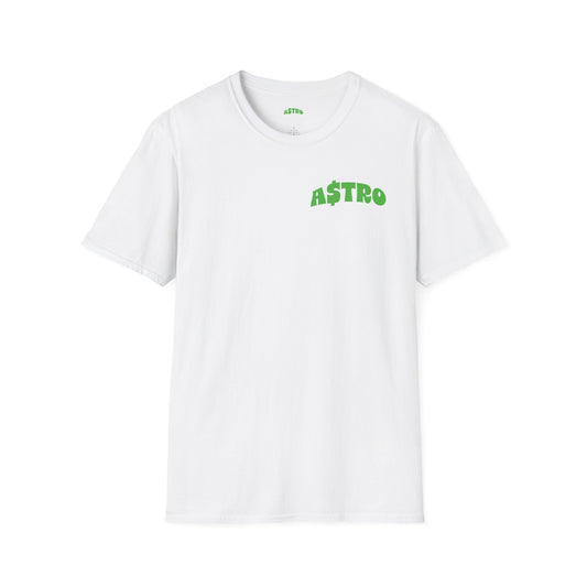 A$TRO T-Shirt White (Alien Green Logo)