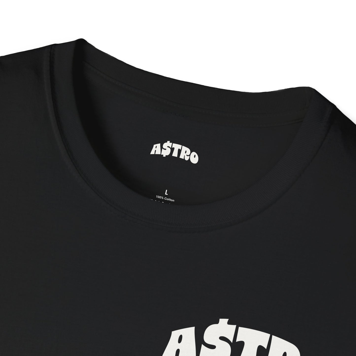 A$TRO Black T-Shirt (White Logo)