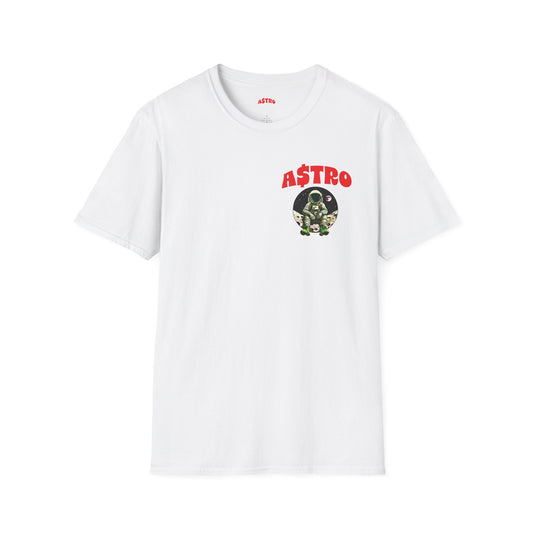 A$TRO T-Shirt White (Red Logo)