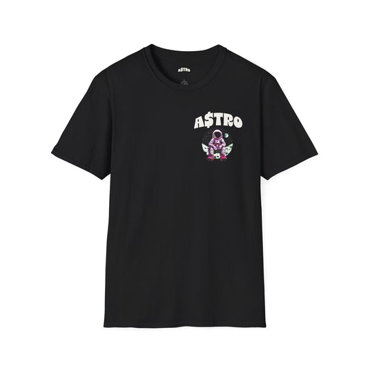 A$TRO Black T-Shirt (White Logo)